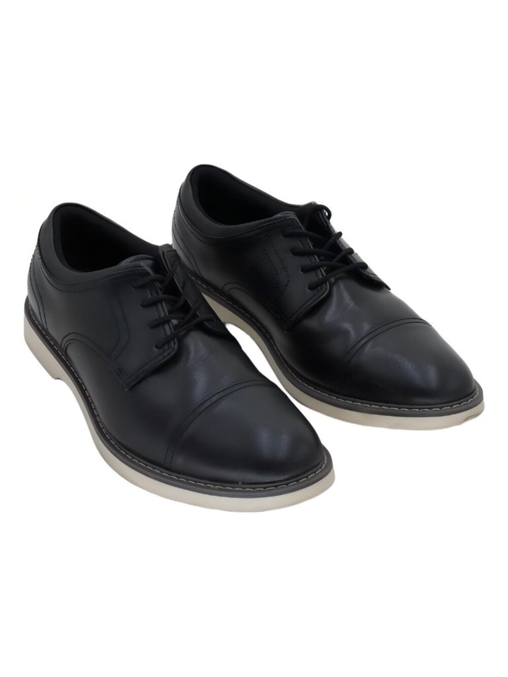 Alfani Men's Theo Cap Toe Oxford Dress Shoe Black Size 11